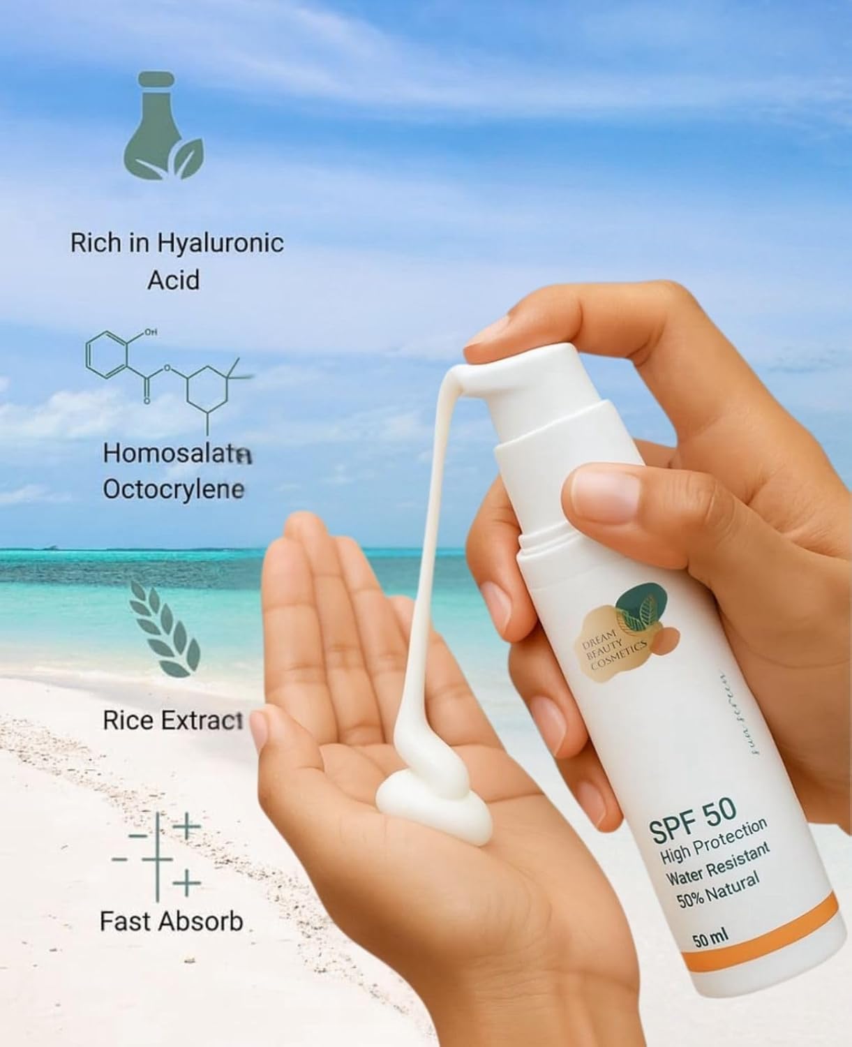 Dream Beauty SPF 50 Sunscreen